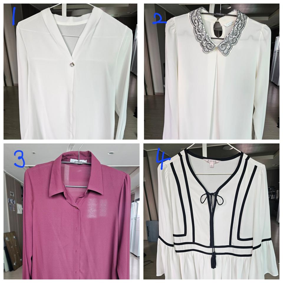 여성 블라우스 4종 모음