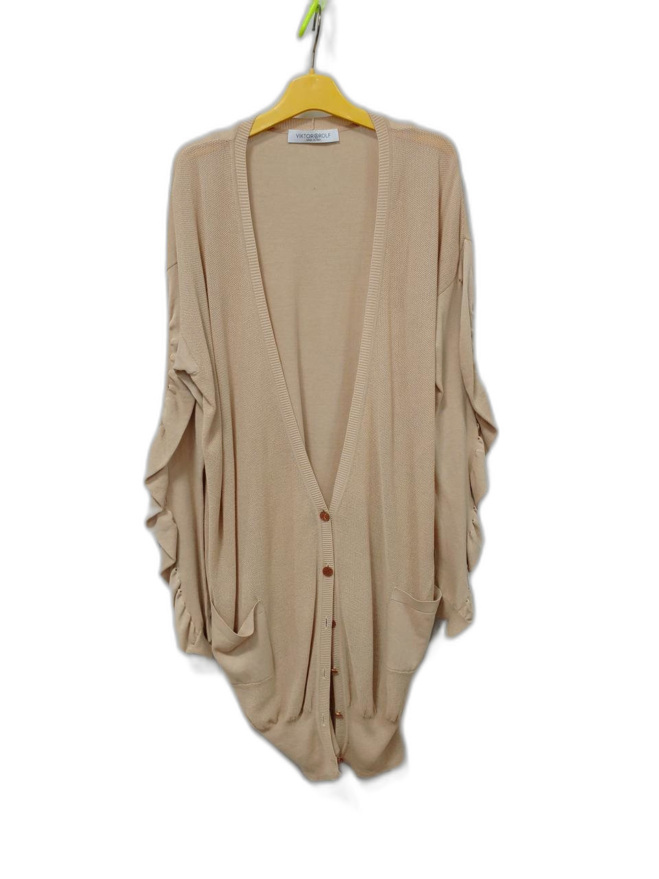 Viktor&Rolf 빅토르앤롤프 베이지색 여성 가디건 M