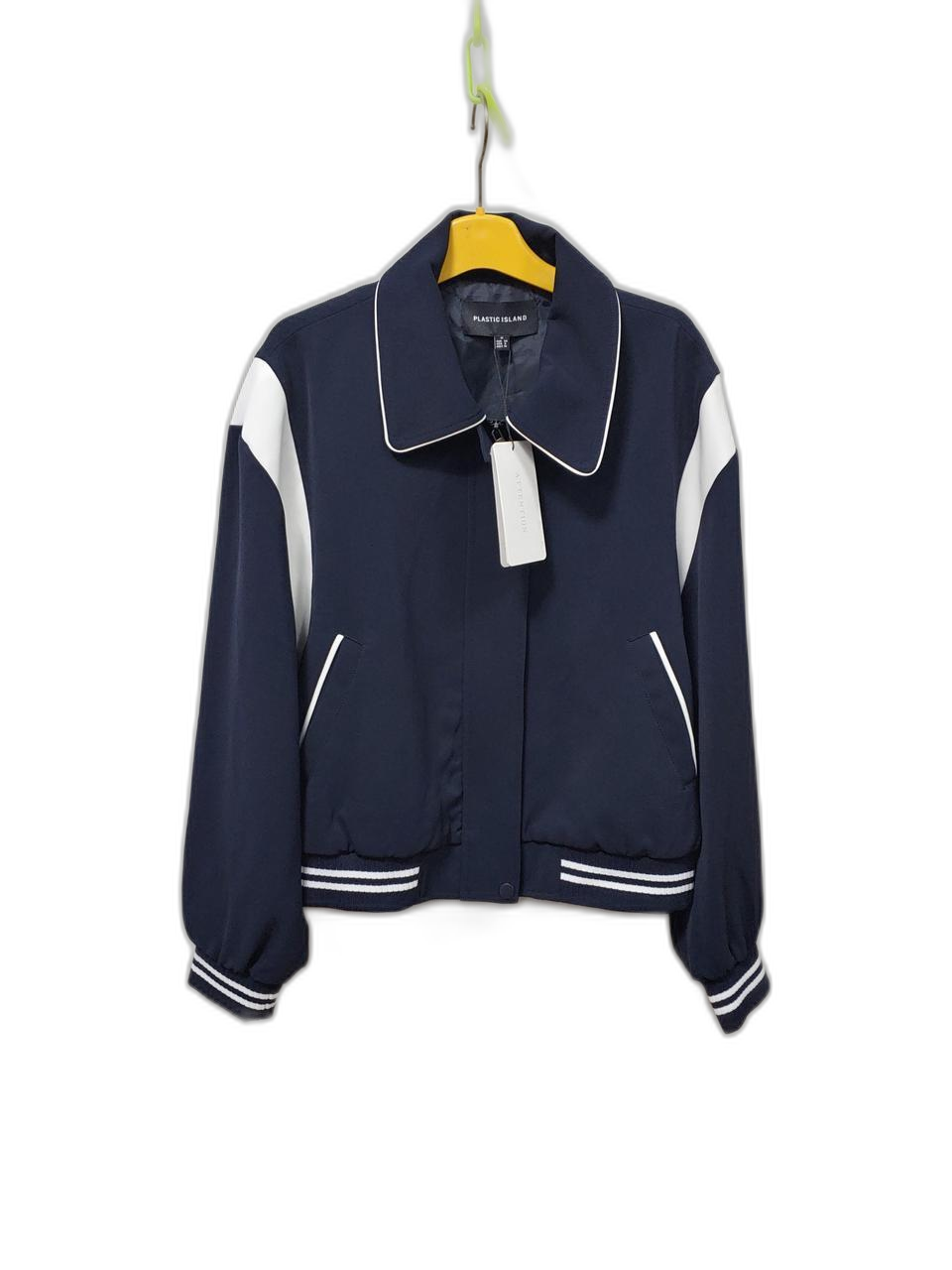 플라스틱아일랜드 새상품 네이비 블루종 점퍼 여성90