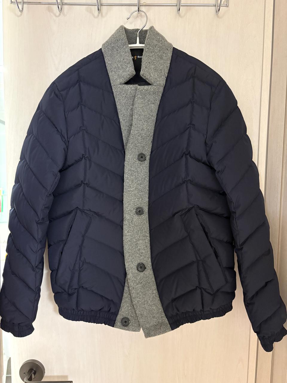 [미착용 새제품] bon 지플로어 오리털패딩 가디건