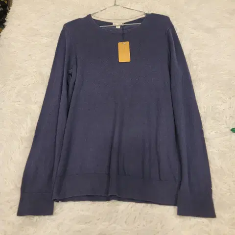 (매장정리)GAP 라운드 면 니트 M