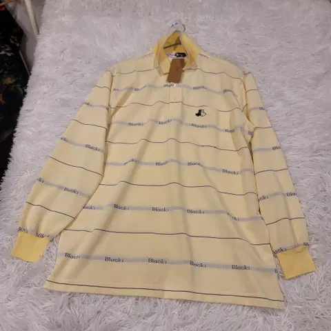 (매장정리)블랙앤화이트 카라티셔츠 105