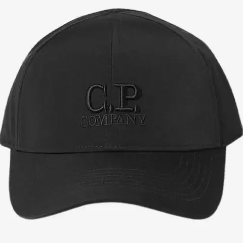 [미사용 새상품] CP 컴퍼니 크롬-R 캡 모자 블랙