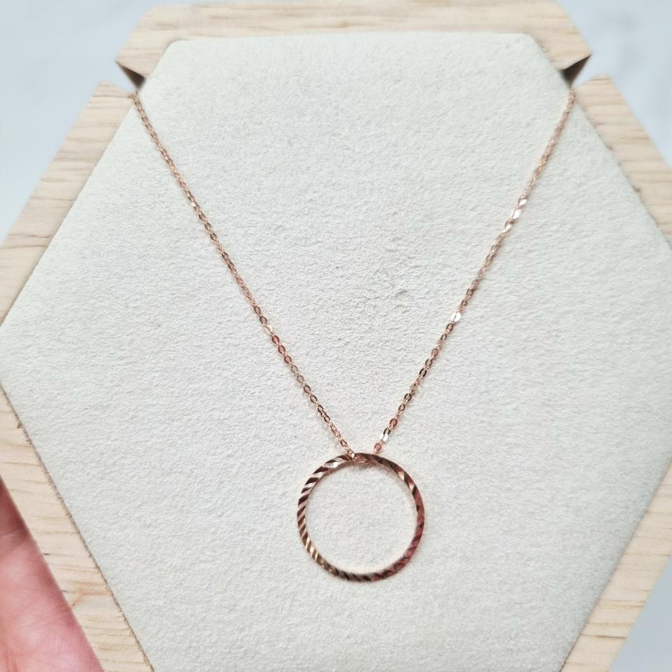 14k핑크골드 목걸이 새상품