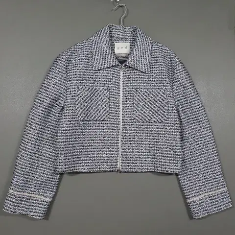 여성) ged 게드 샵게드 고급 투포켓 트위드 투웨이 집업 자켓