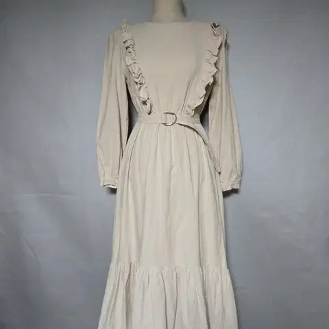 프릴 벨트세트 롱원피스