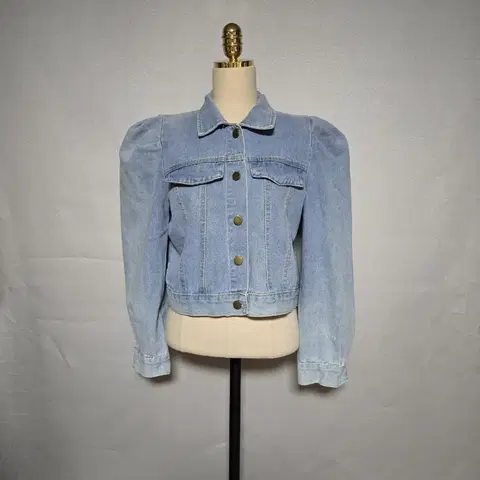 퍼프 데님자켓