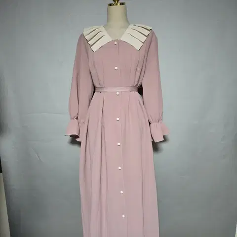 블룸 핑크 롱원피스