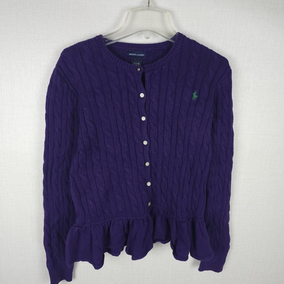 랄프로렌 니트가디건 여아 160사이즈