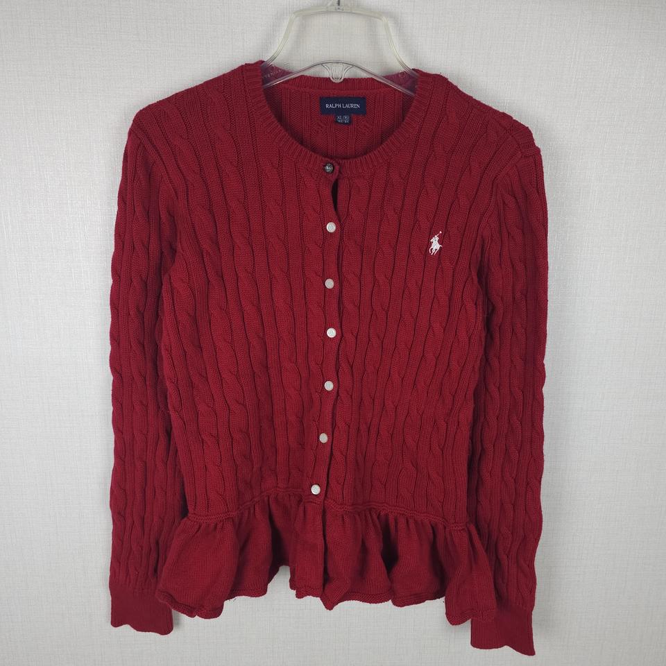랄프로렌 니트가디건 여아 160사이즈
