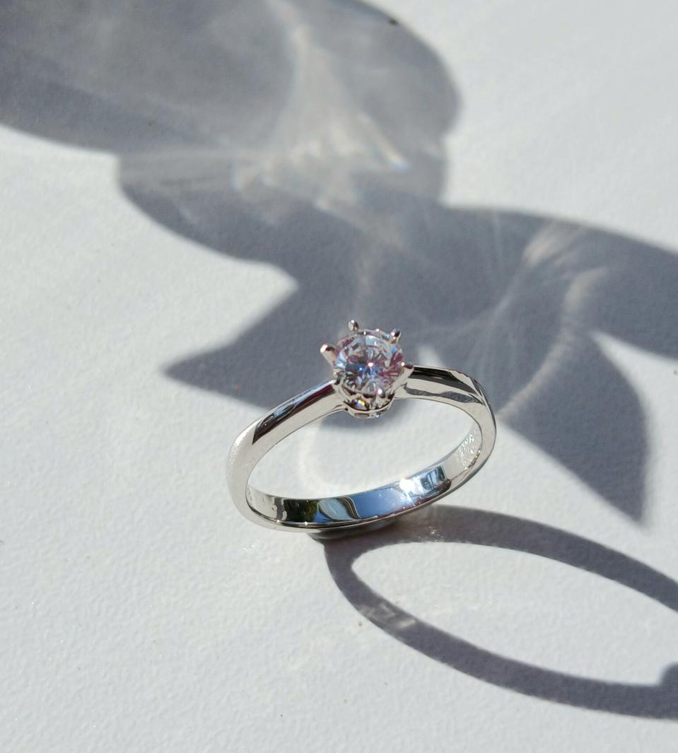 14k 2부 큐빅 반지 ~11호