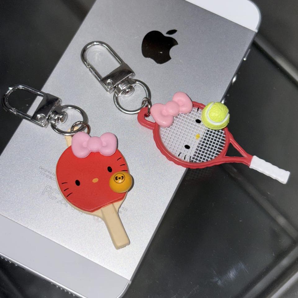 산리오 헬로 키티 탁구 키링