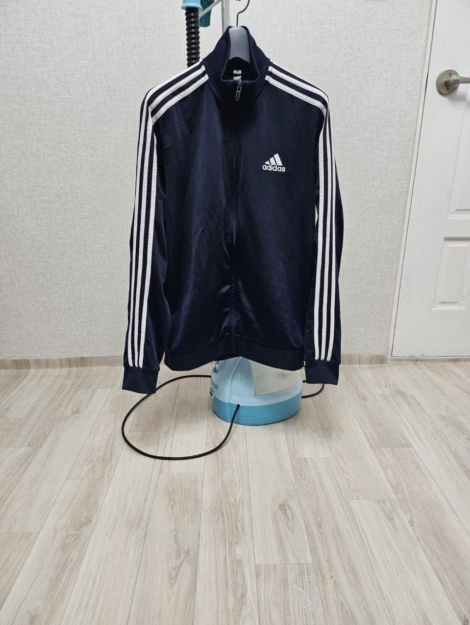 (100)L ☆초대장급☆ 아디다스 에센셜 3st [네이비] 트랙탑져지