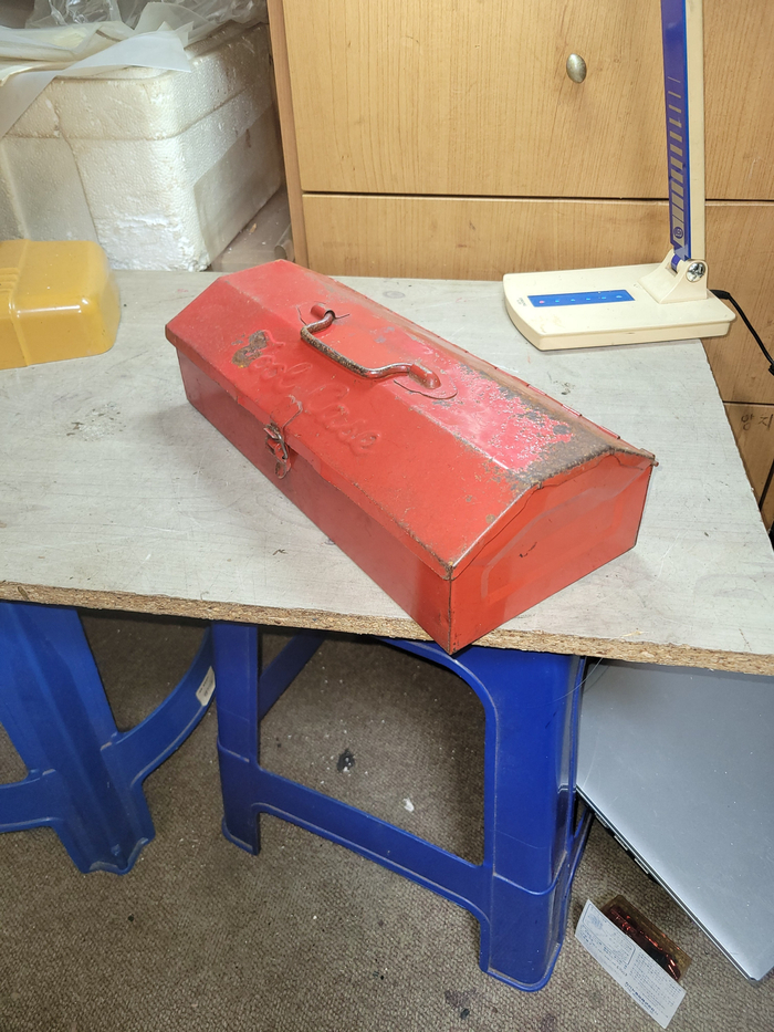 1970 일제 빨간색 공구통