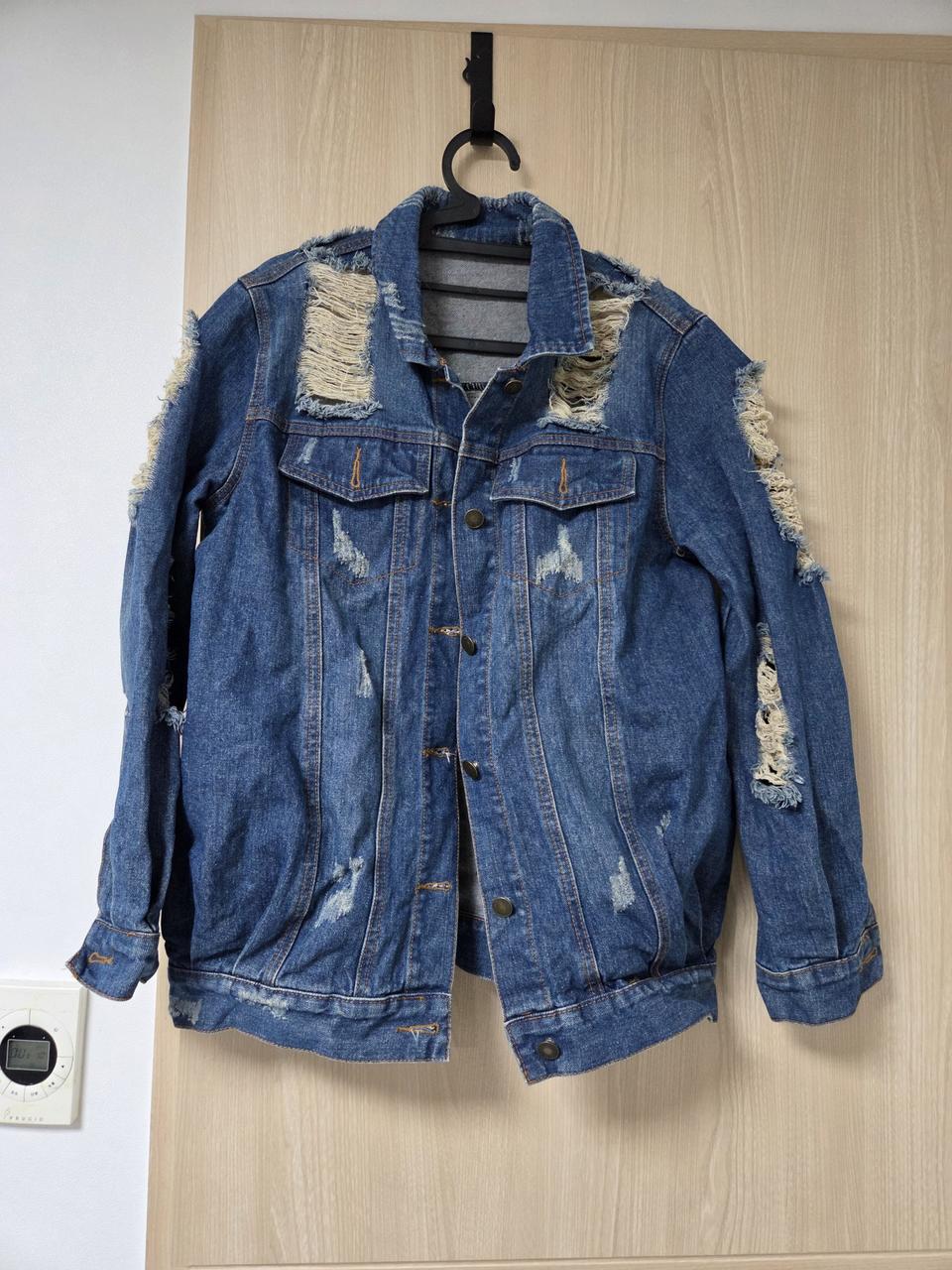 빈티지 데님 청자켓