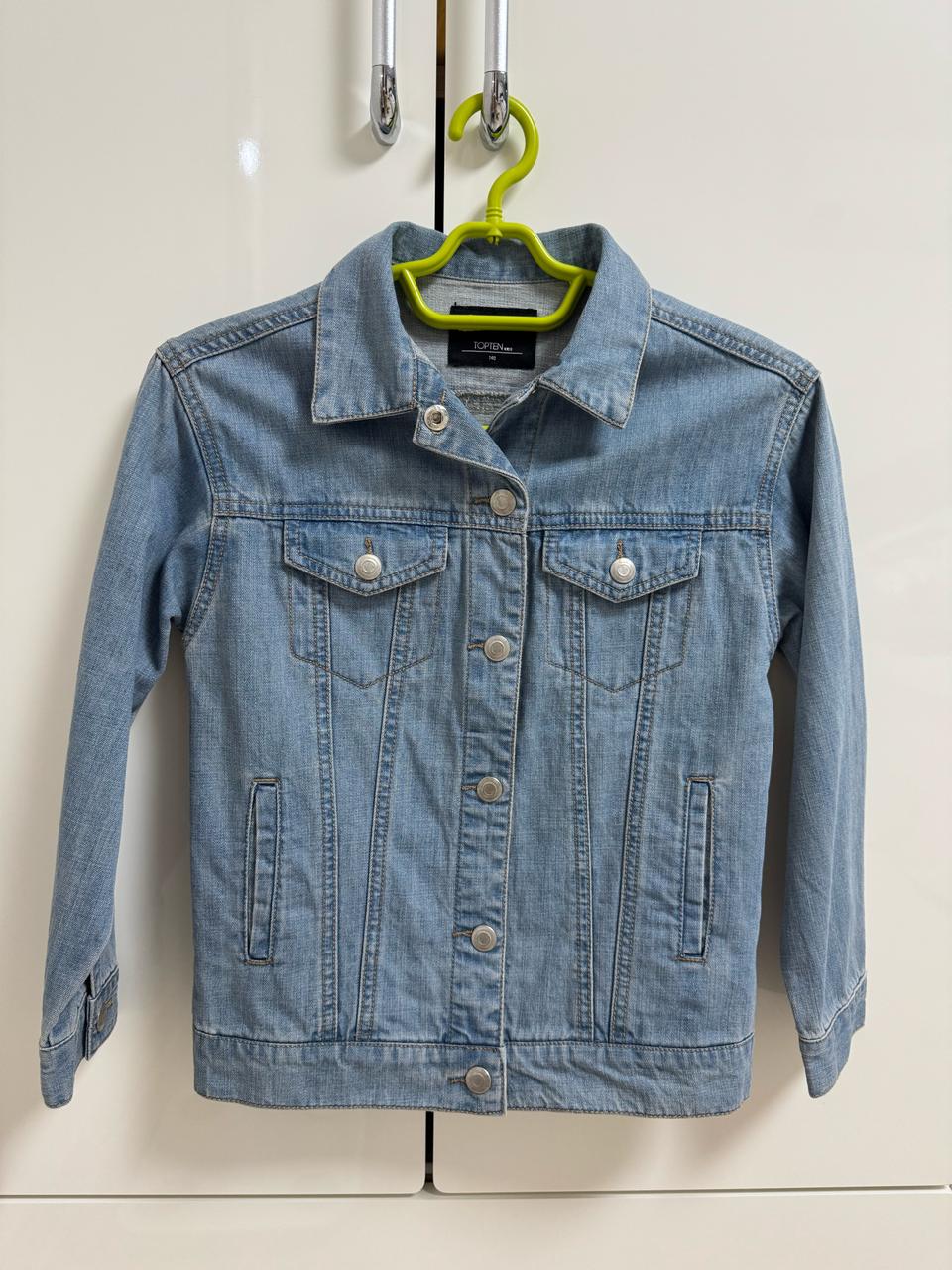 탑텐키즈 데님 셔츠 사이즈 140호