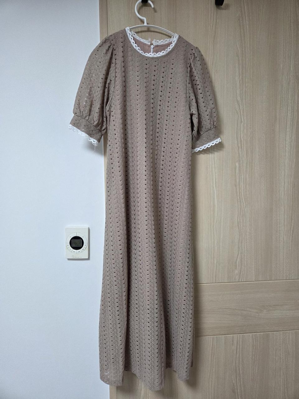 레이스 니트 원피스(~55)