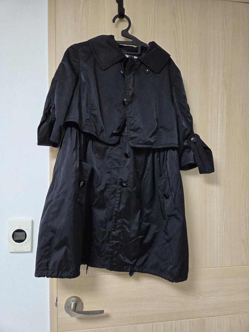 MNG SUIT 여성 5부소매 블랙 코트 M