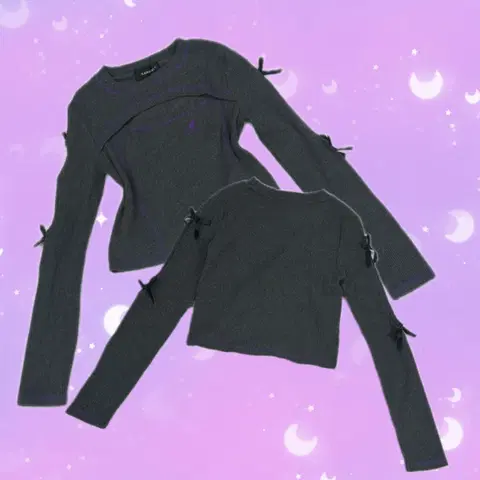 일본빈티지 jpn 캉골 지뢰계 오네갸루 Y2K 골지 긴팔티셔츠