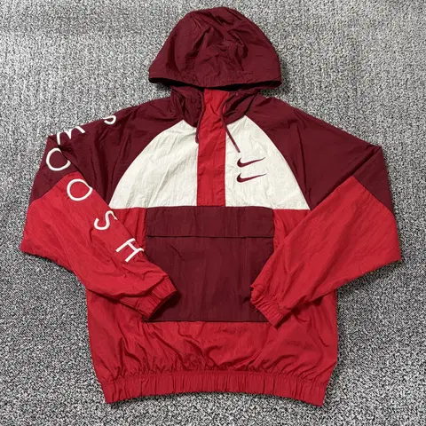 빈티지9. 나이키 더블스우시 레드 바람막이