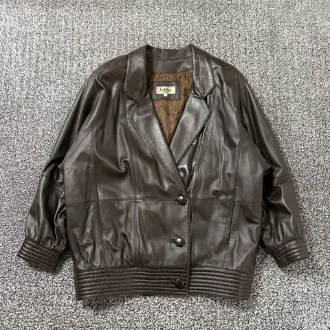 빈티지9. 남여 크롭느낌 양가죽 빈티지 자켓