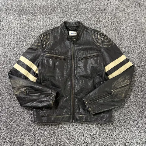 빈티지9. Gas Japan 리얼 가죽 빈티지 가죽 자켓(택포)