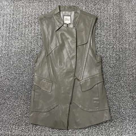 빈티지9. 염소가죽 베스트 자켓