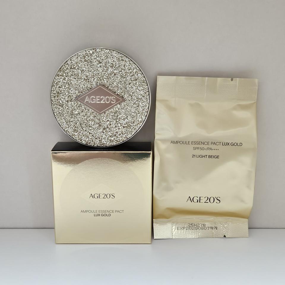 AGE20'S 에이지투웨니스 앰플 에센스 팩트 럭스 골드