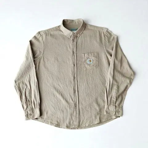 FR칼하트 면 슬림핏 긴팔셔츠 L