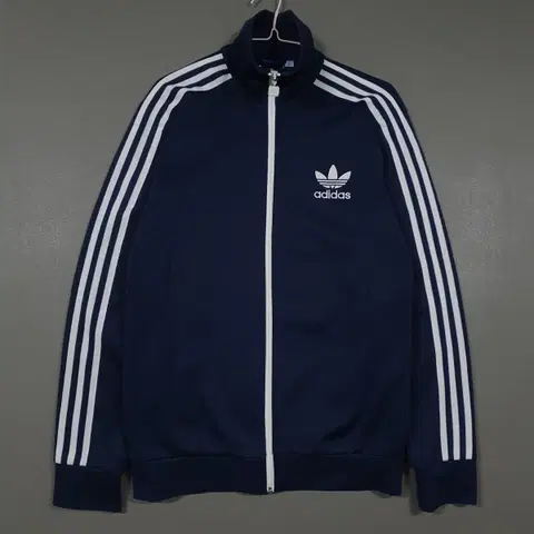 100 (L) 아디다스 유로파 파이어버드 트랙탑 져지 네이비 어항 솜