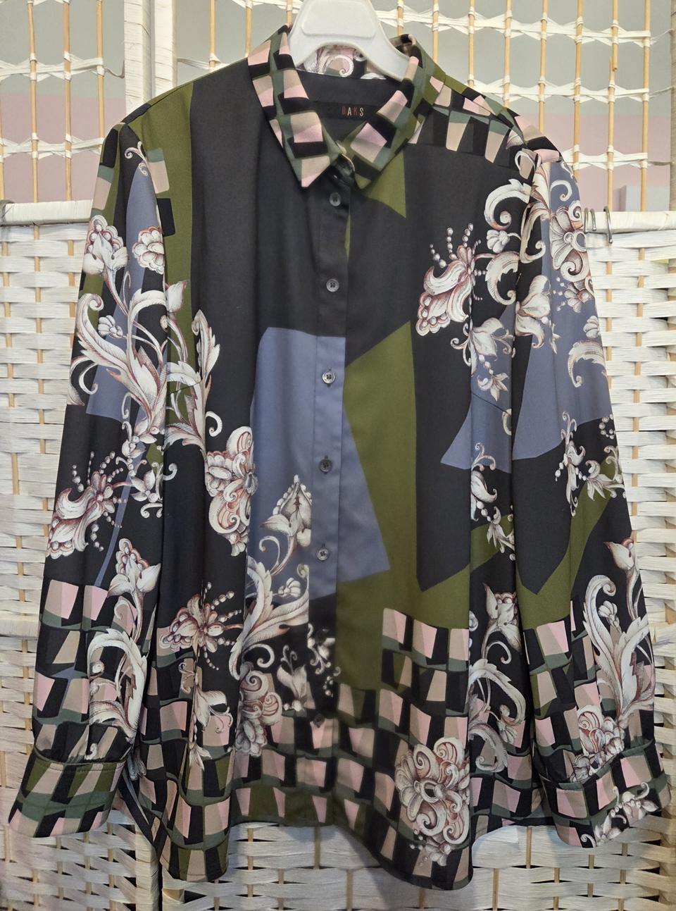 닥스 여성 플라워 셔츠(77-88)