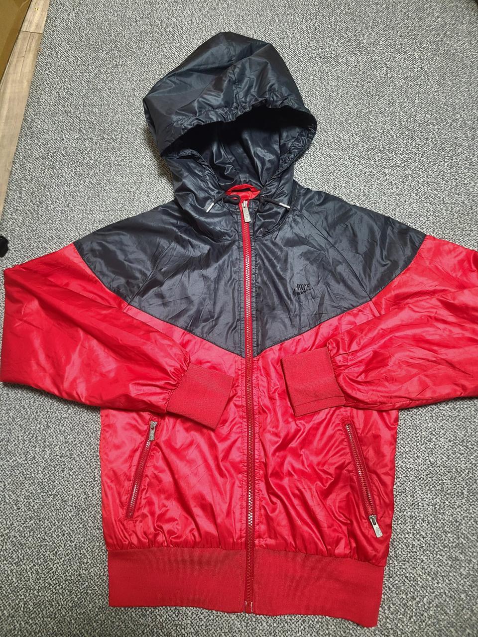 나이키 윈드러너 바람막이 S 레드/블랙