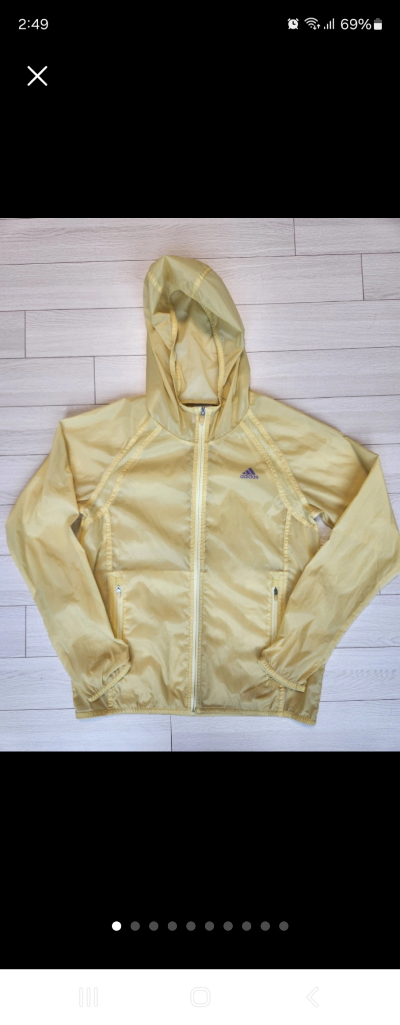 아디다스 경량 바람막이 M 거의새거