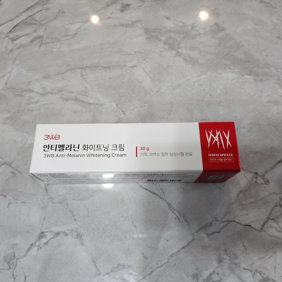 새상품) 3WB 안티 멜라닌 화이트닝 크림 30g