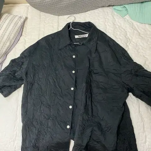 Mngu 크링클 반팔셔츠