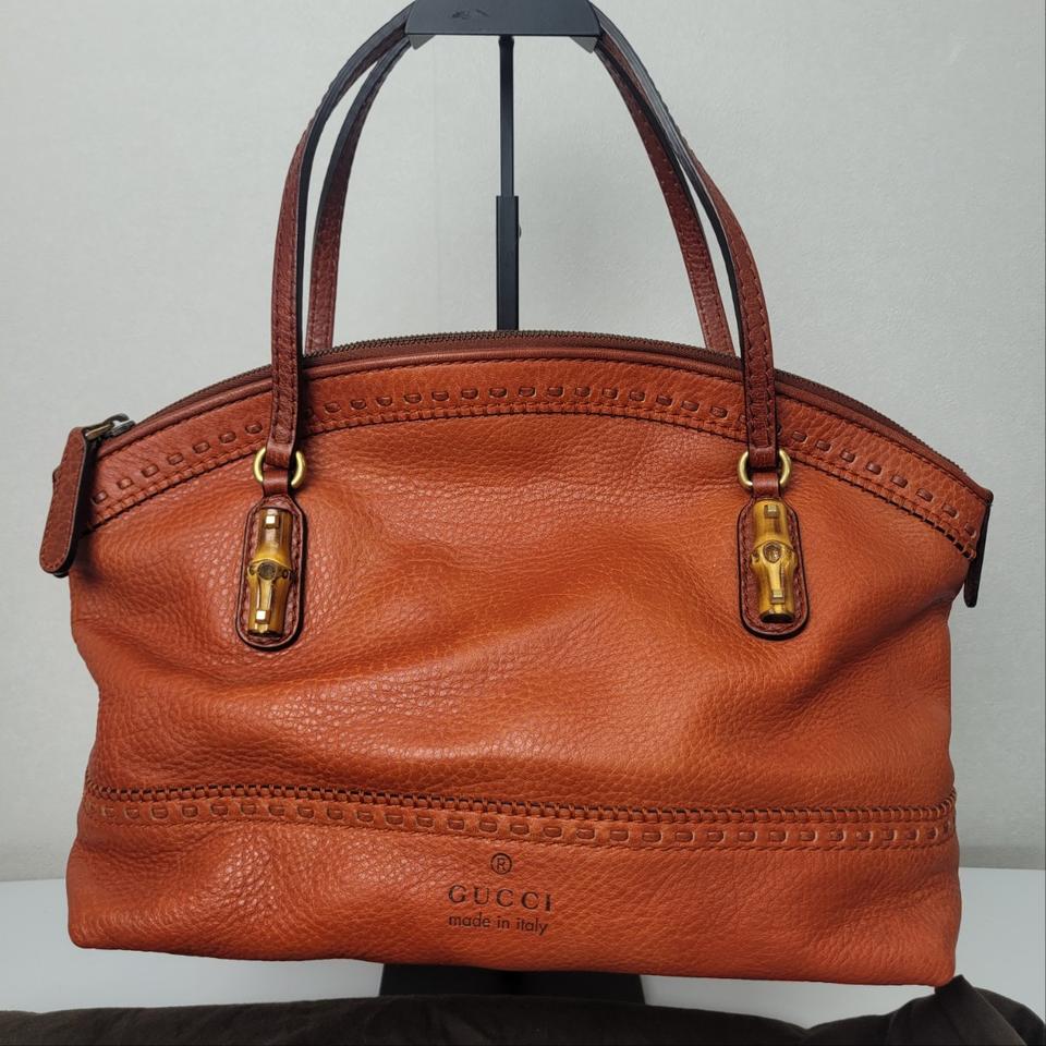 구찌 339002 뱀부 가죽 토트 2014 컬렉션 (누나명품중고)