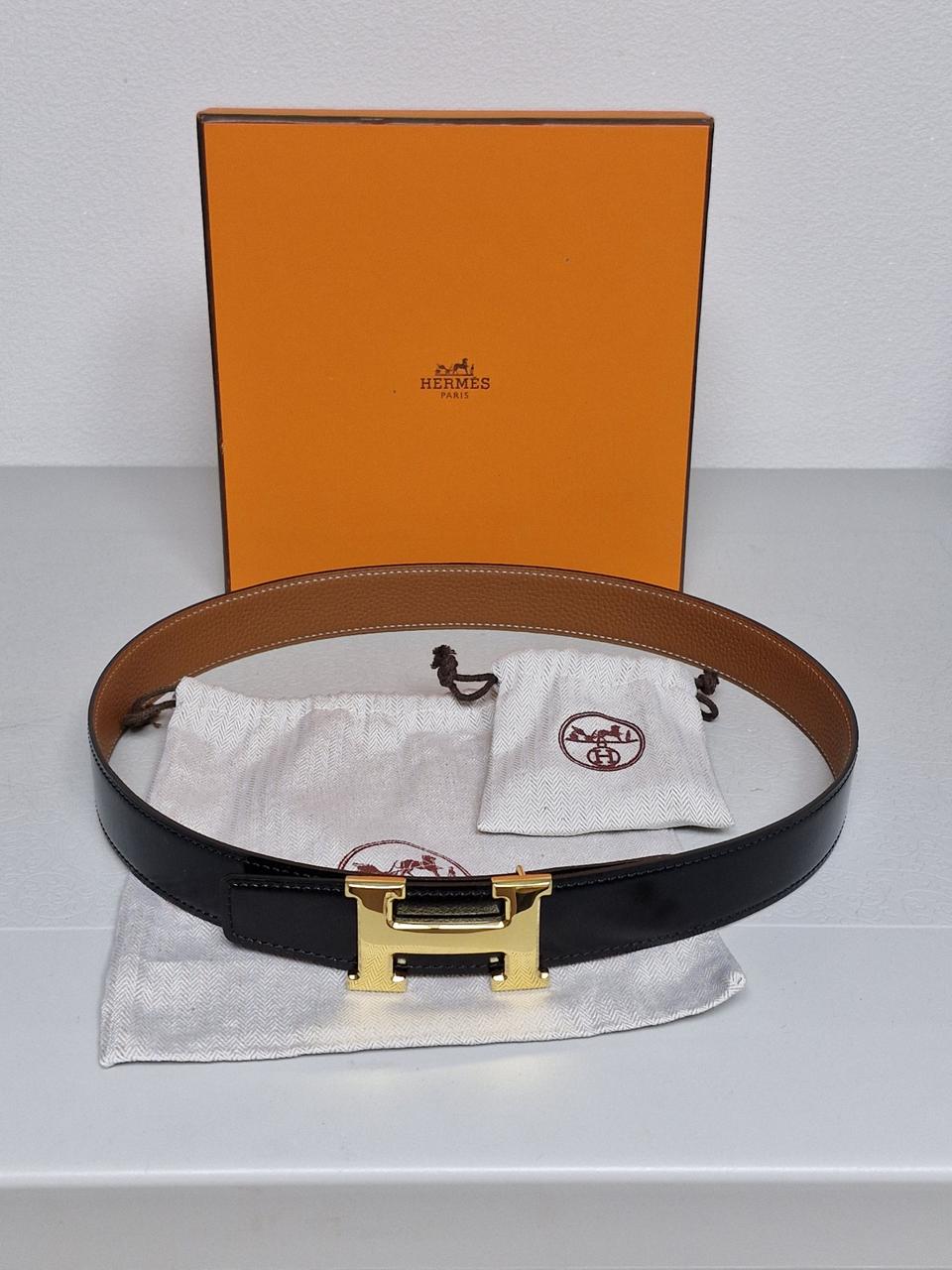 에르메스 금장 여성벨트 80