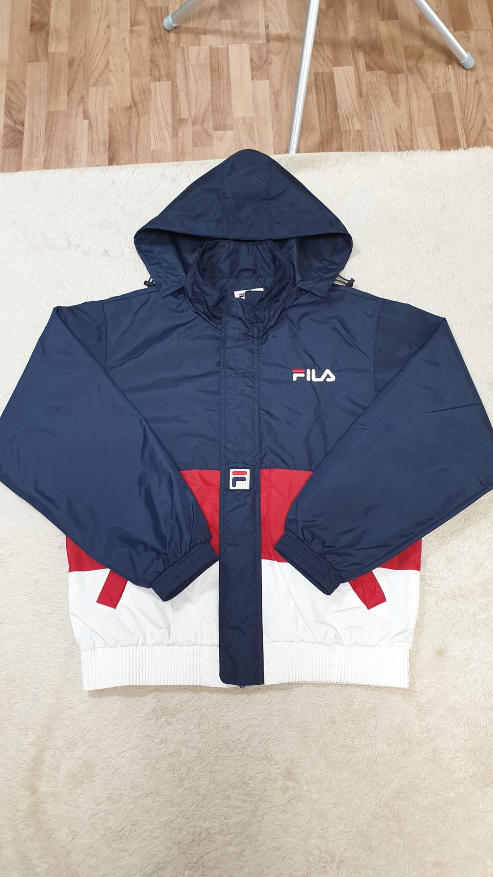 [남성95] 정품 휠라 점퍼 바람막이점퍼 새것수준 무료배송