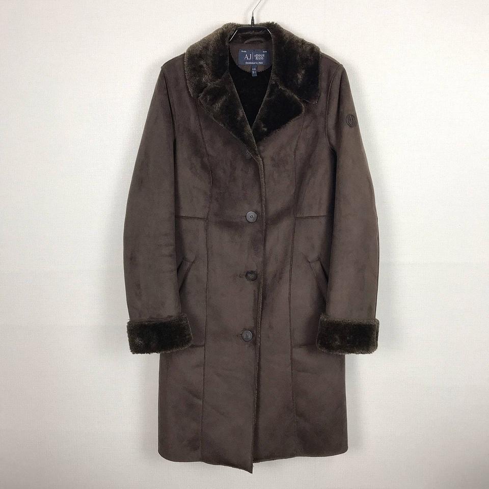 아르마니 AJ 여성 무스탕 코트