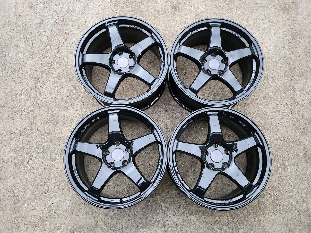 엔케이 PF05 18인치 정품휠 블랙휠 중고휠 / 아반떼 벨로스터