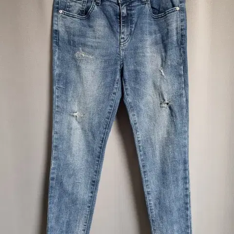 게스 중청 데미지 데님