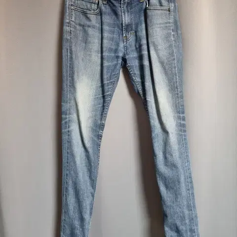 LEE 중청 워싱 데님 청바지