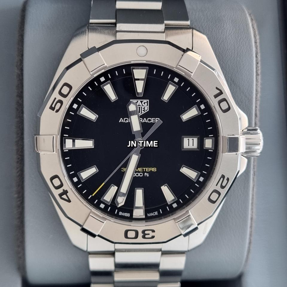 태그호이어 아쿠아레이서 300 쿼츠 검판 41mm WBD1110