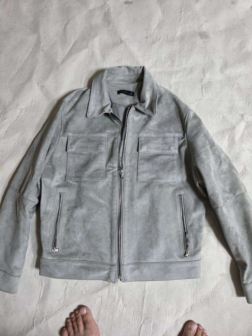 디앤서 정품 스웨이드 민트 자켓 100사이즈