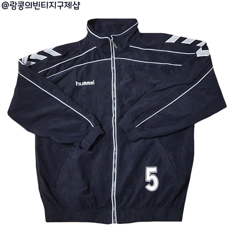 험멜 올드스쿨 빈티지 무광 벨벳 져지 자켓