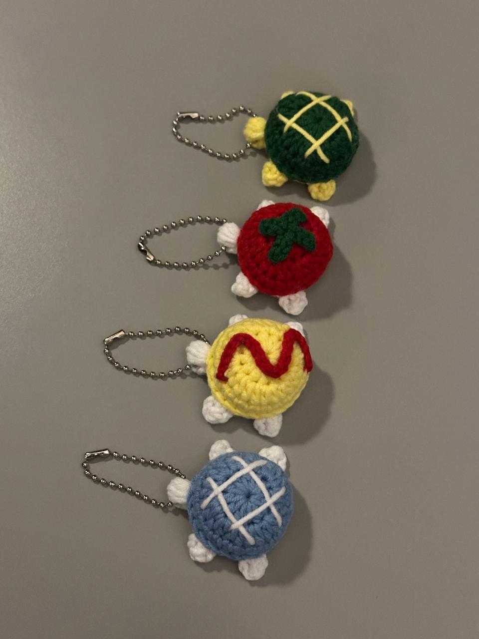 뜨개 행운의 거북이 키링 / 선물 가능 / 수능 선물