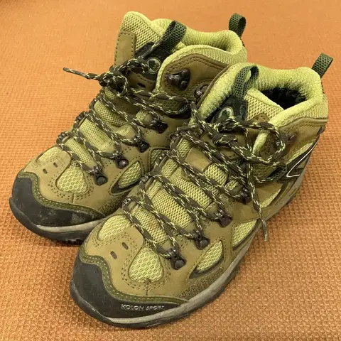 코오롱스포츠 아웃도어 작업화 등산화 여자 신발 235 G08399