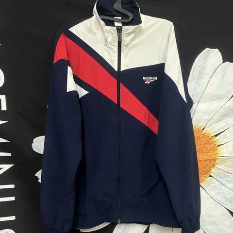 리복 올드스쿨st 네이비 바람막이 XL105
