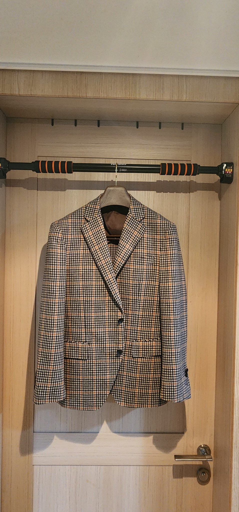 체크 모직자켓  M (3rool2)