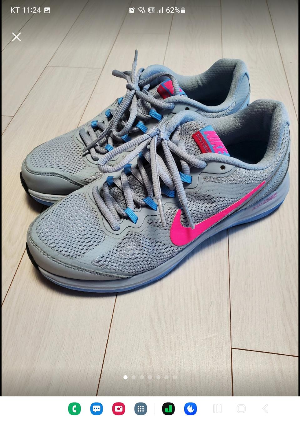 (새상품급)나이키 운동화 러닝화 우먼스 듀얼 퓨전 런 3 MSL 235